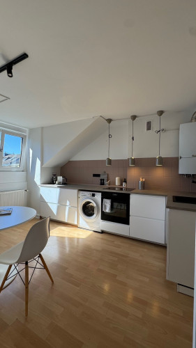 Modern Rooftop Living: Newly Renovated & Fully Furnished Designer Apartment