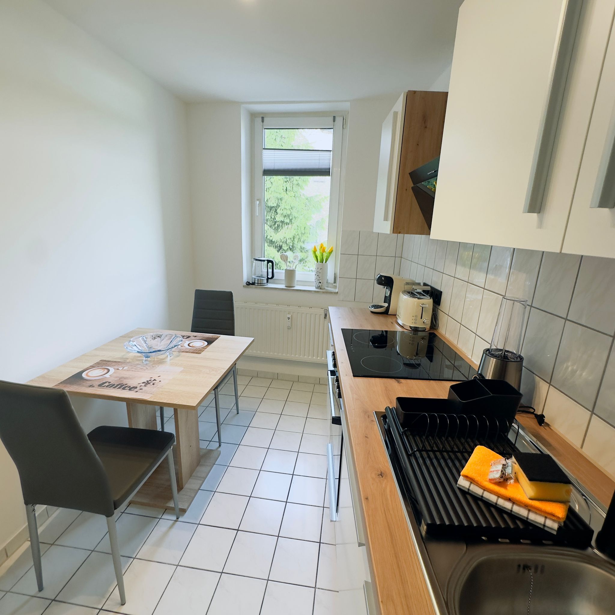 Fully Furnished Business Apartment With Equipped Kitchen & Washer In Rostock - 11
