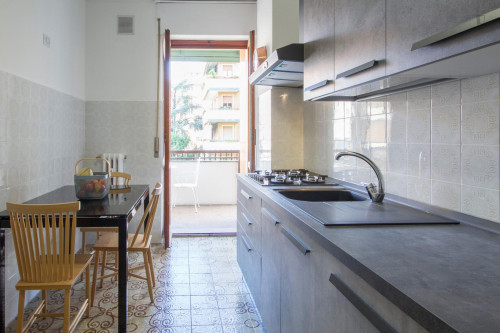 Private room with terrace and Air Conditioning