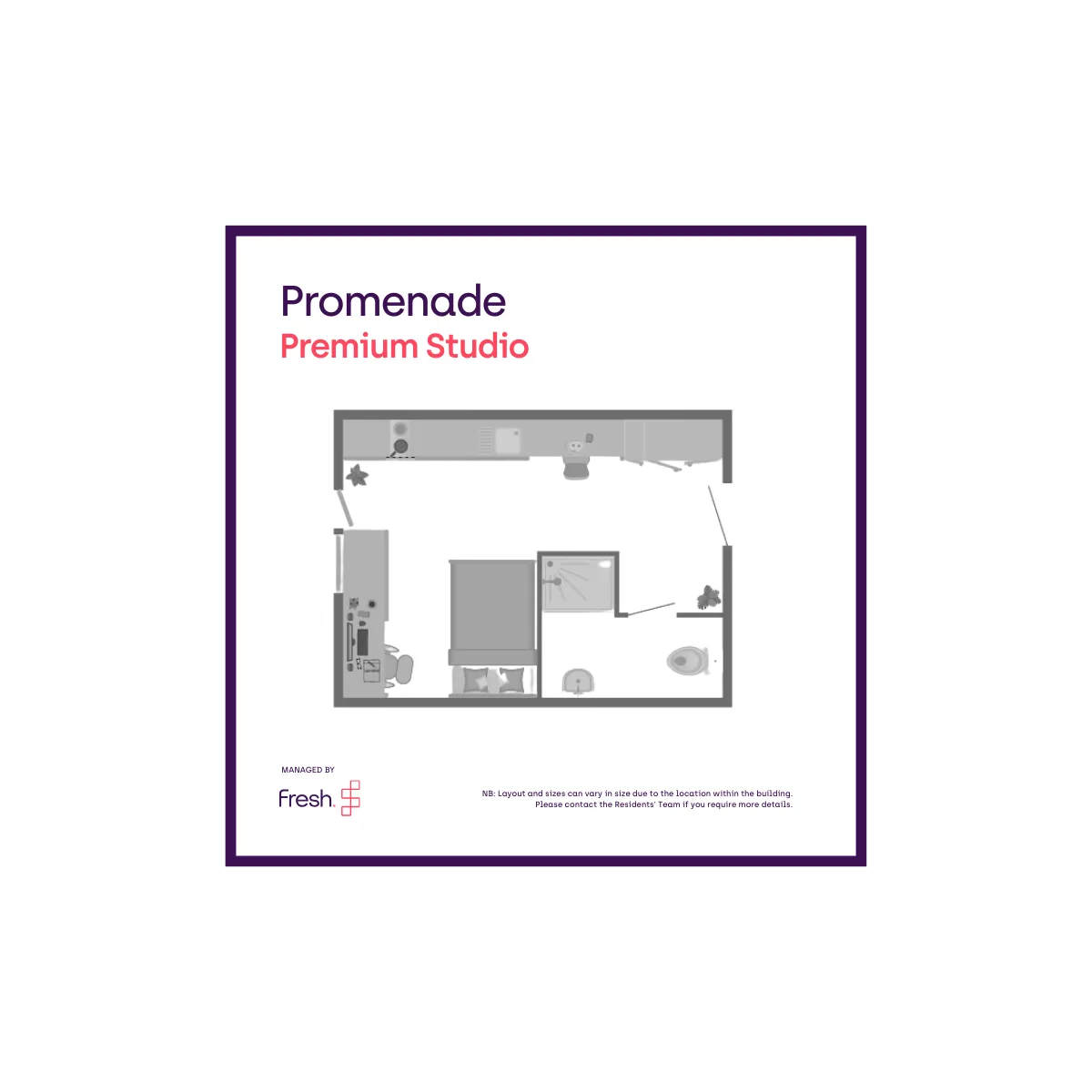  Premium Studio  -  Promenade Student Living  - Gallery -  4