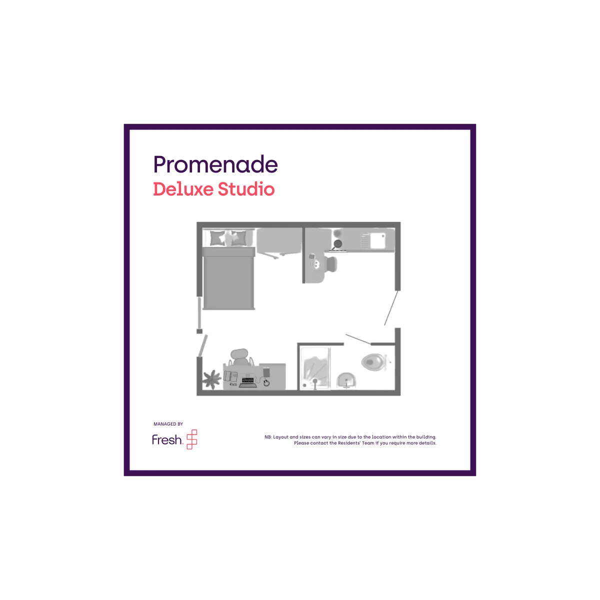  Deluxe Studio  -  Promenade Student Living  - Gallery -  3