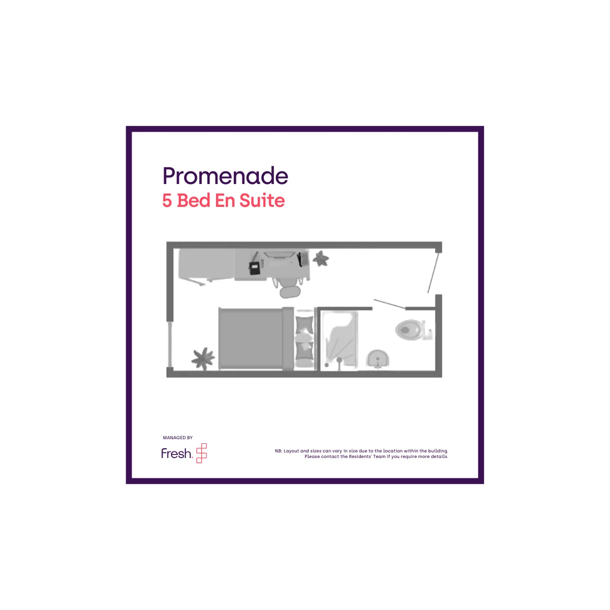  5 Bed En Suite  -  Promenade Student Living  - Gallery -  3