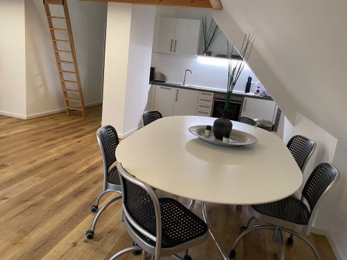 clay & style - stylish living with a lofted sleeping area