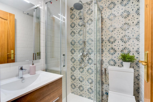 Lovely double bedroom in a 4-bedroom apartment near Parque Agustín Rodríguez Sahagún