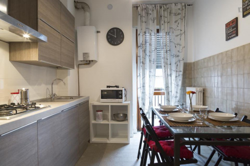 Modern double bedroom in a 5-bedroom apartment near Lambrate FS metro station - Gallery - 5
