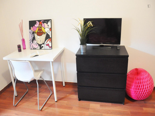 Lovely double bedroom in a 5-bedroom apartment near Gambara metro station