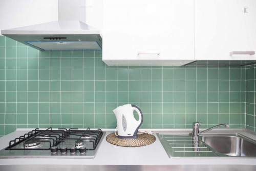 Cozy double bedroom in a 5-bedroom apartment near Parco Monte Stella