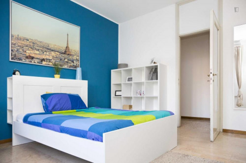 Cozy double bedroom in a 5-bedroom apartment near Parco Monte Stella