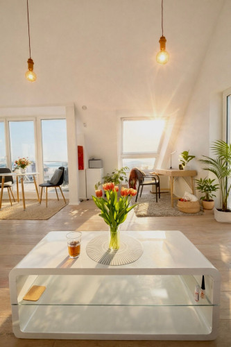 Furnished design loft apartment with lake view in Überlingen