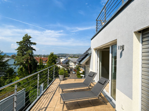Furnished bright 3-room apartment with lake view in a central location in Überlingen - Gallery - 11