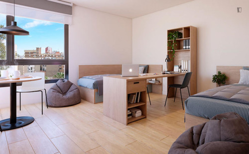 Comfy studio in well-linked L'Hospitalet de Llobregat - Gallery - 32