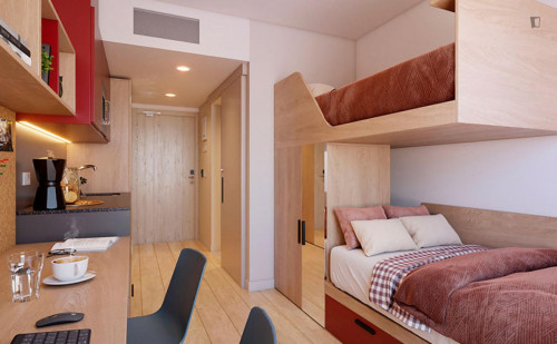 Comfy studio in well-linked L'Hospitalet de Llobregat - Gallery - 18