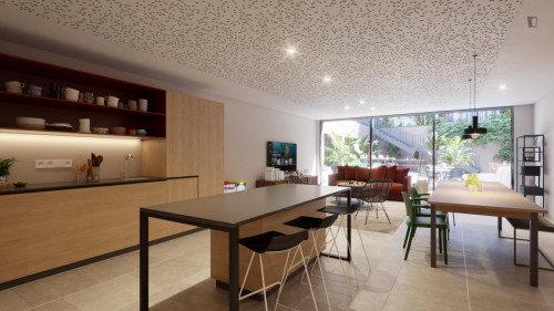 Comfy studio in well-linked L'Hospitalet de Llobregat - Gallery - 37
