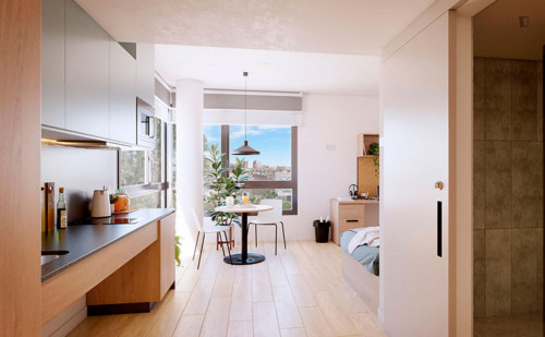 Comfy studio in well-linked L'Hospitalet de Llobregat - Gallery - 49