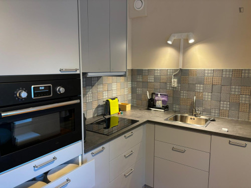 Bright Studio with a Balcony close to Hakaniemi Metro