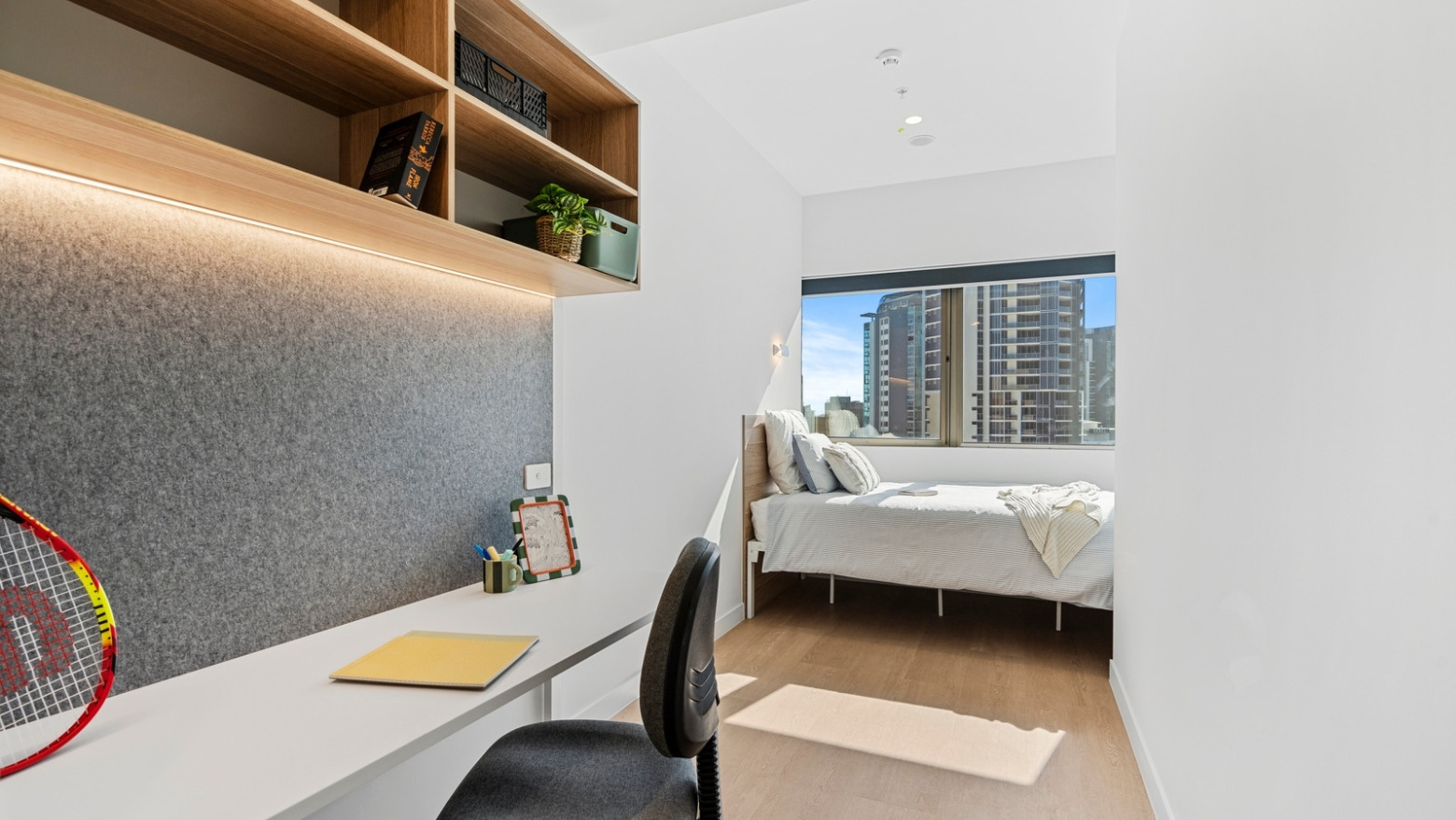 King Single Room - UniLodge Brisbane City - Gallery - 4