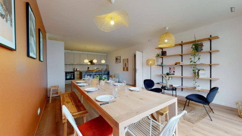 Large double bedroom near Parc de la Maison Blanche - Gallery - 14