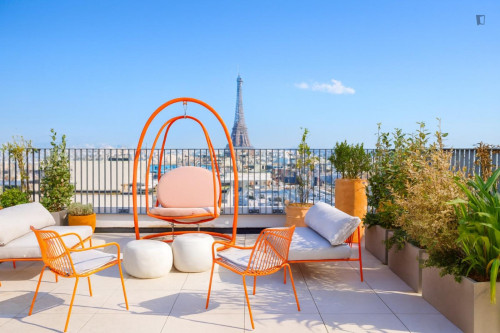 Neat and cosy single ensuite bedroom in 15th arrondissement - Gallery - 15