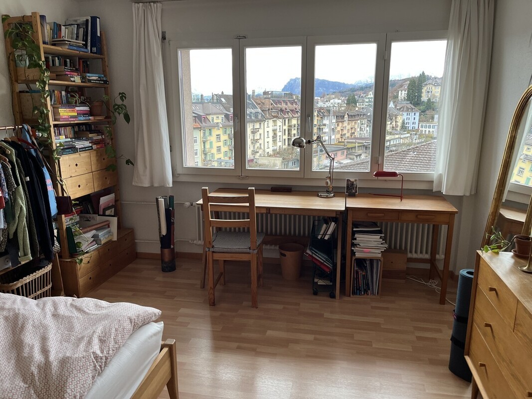  Furnished Bedroom(Single Bed)  -  Room in a shared flat w/great view!  - Gallery -  1