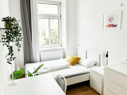 Welcoming double bedroom near the Sigmund Freud University