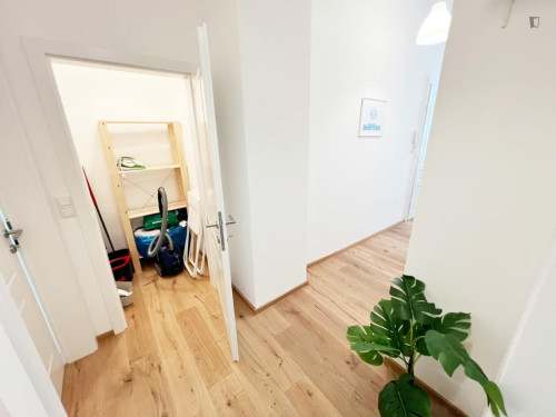 Inviting double bedroom close to the University of Applied Sciences BFI