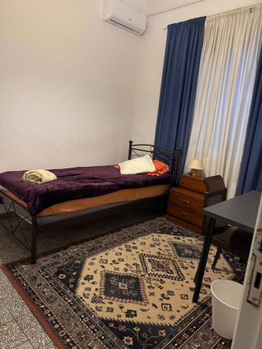 Inviting single bedroom close to the Metaxourgeio subway station
