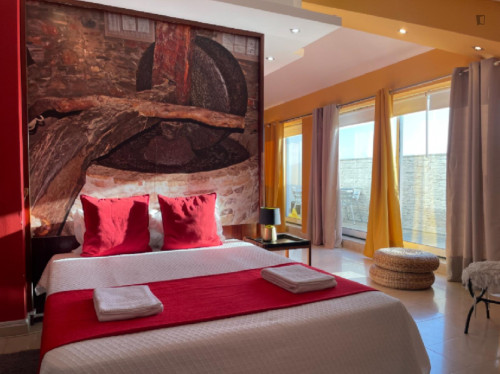 Unique Double Bedroom with a private bathroom in a Farm