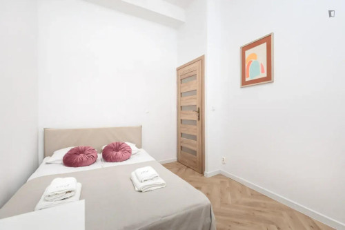Inviting double bedroom in Wesoła