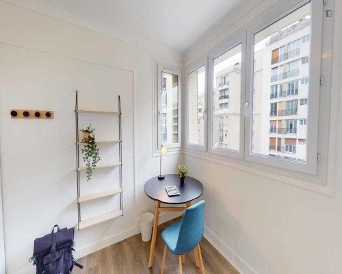 Luminous double bedroom in Porte d'Asnières