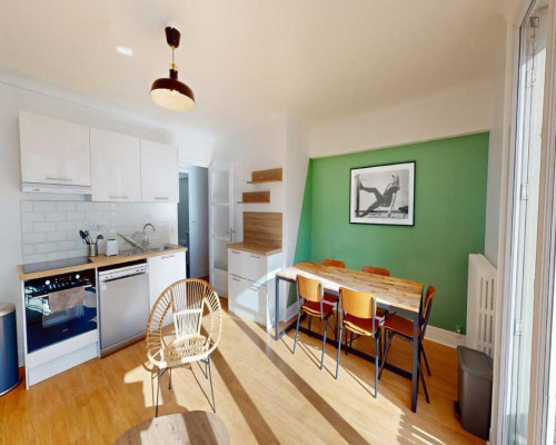Sunny double bedroom in Porte d'Asnières - Gallery - 8