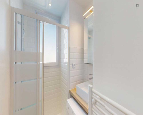 Sunny double bedroom in Porte d'Asnières - Gallery - 9