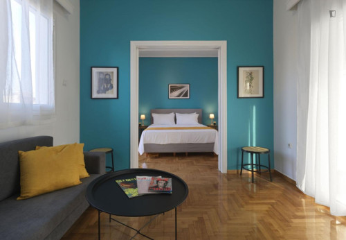 Welcoming 1-bedroom flat near the Kerameikos subway station