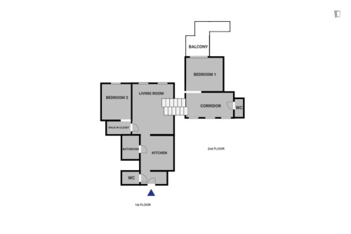 Very bright 1-bedroom flat near the Hütteldorfer Straße subway station