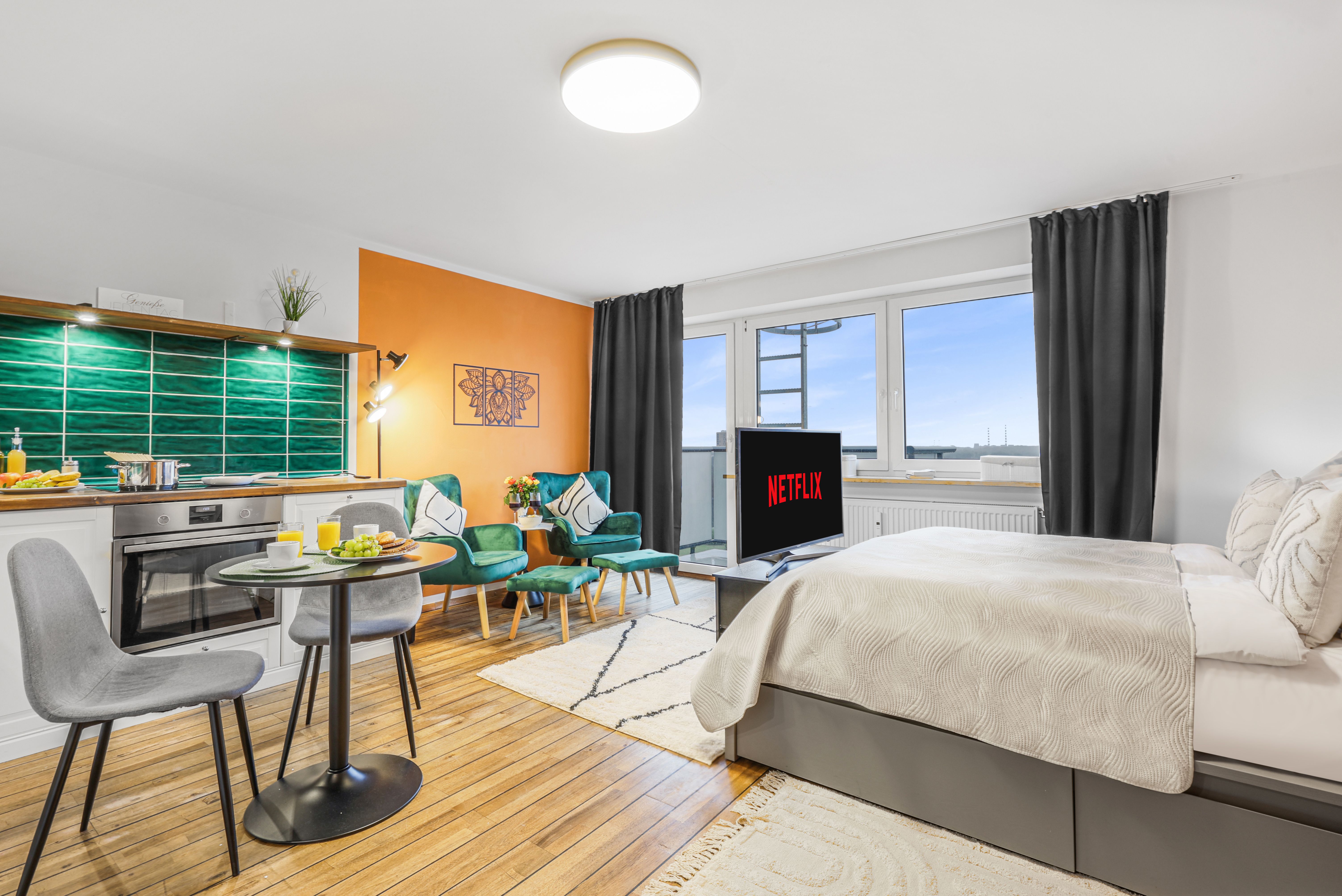  Modern, Fully Equipped Studio Apartment In A Prime Location At Klenzepark  -  Modern, fully equipped studio apartment in a prime location at Klenzepark  - Gallery -  18