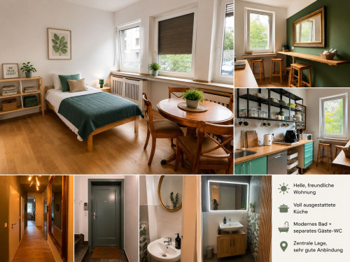 Business Living Unterbilk • All Inclusive • Serviced Apartment