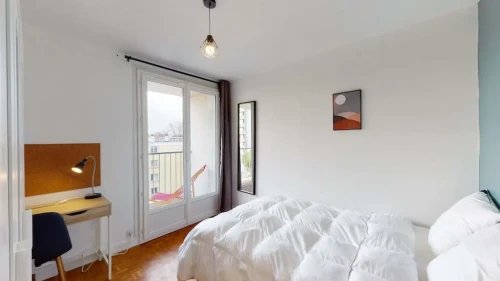 Room in a shared 12-bedroom apartment for rent in Rangueil-Sauzelong-Côteaux de Pech David-Lespinet. - Gallery - 10