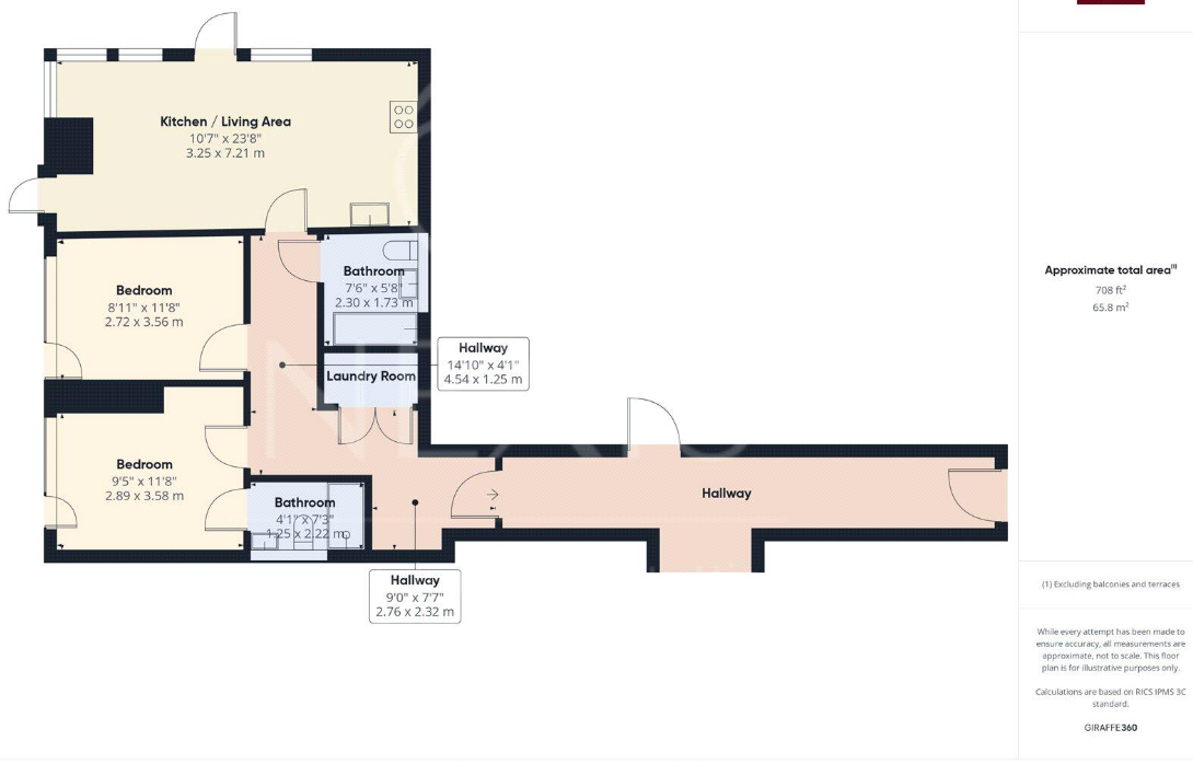 Two Bedroom Flat 72m² - 2