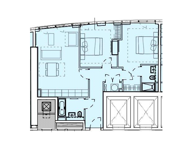 Stunning 10th Floor Two-Bedroom Apartment - 11
