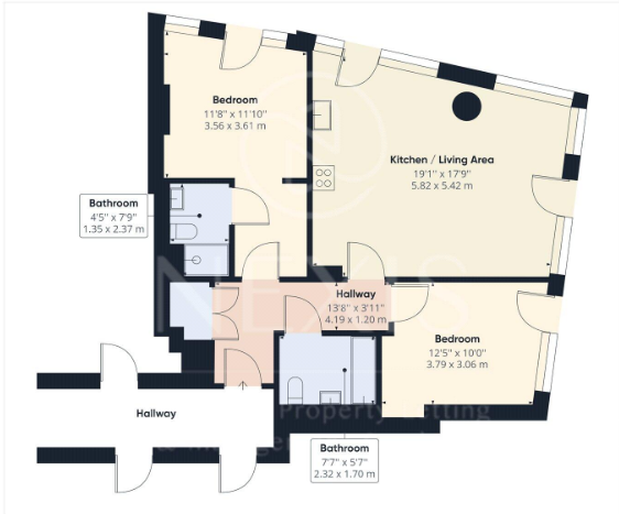 Exceptional 36th Floor Two-Bed Two-Bath - 9