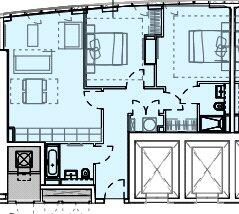 Modern 27th Floor Two-Bed Two-Bath - 9