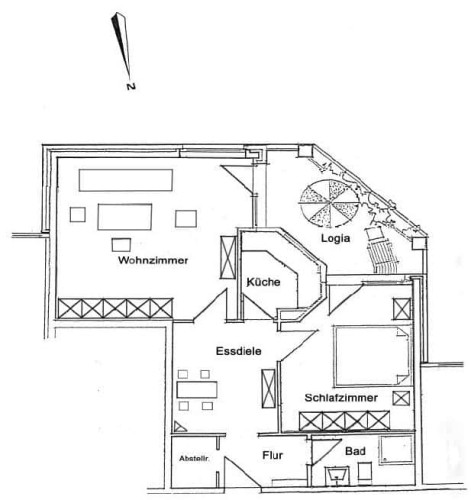 Apartment in Ostseestraße, Lübeck for 70 m² with 1 bedroom - Gallery - 9