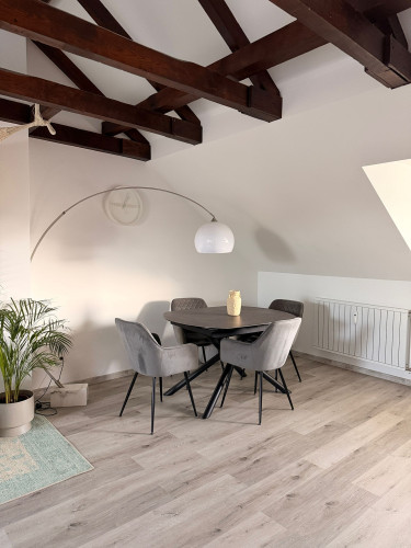 Stylish Furnished Top-Floor Apartment with Home Office & All-Inclusive Rent in Hellwinkel