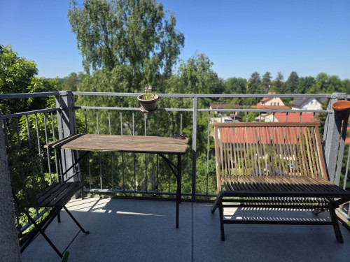 Bright Period Apartment in Babelsberg – Design Classic, 2 Balconies