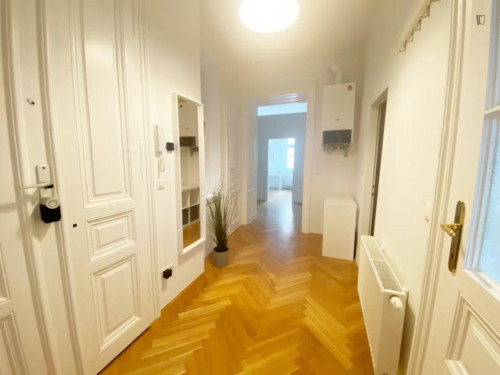 Bright double bedroom near the Medical University of Vienna