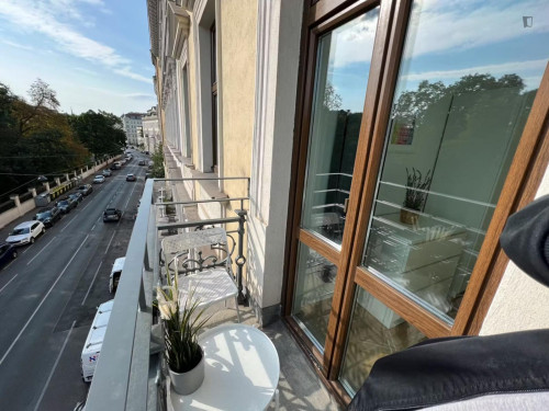 Grand double bedroom in Alsergrund