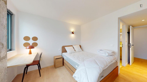 Neat and cosy single ensuite bedroom in 15th arrondissement