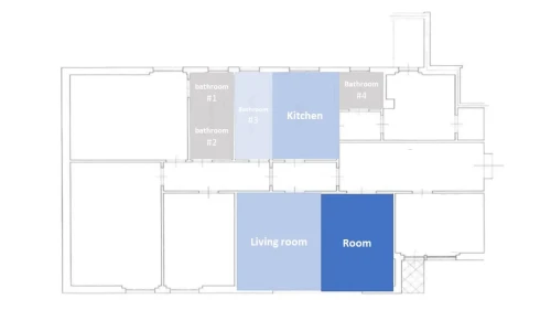 Room in a shared 6-bedroom apartment for rent in Pisa - Gallery - 12