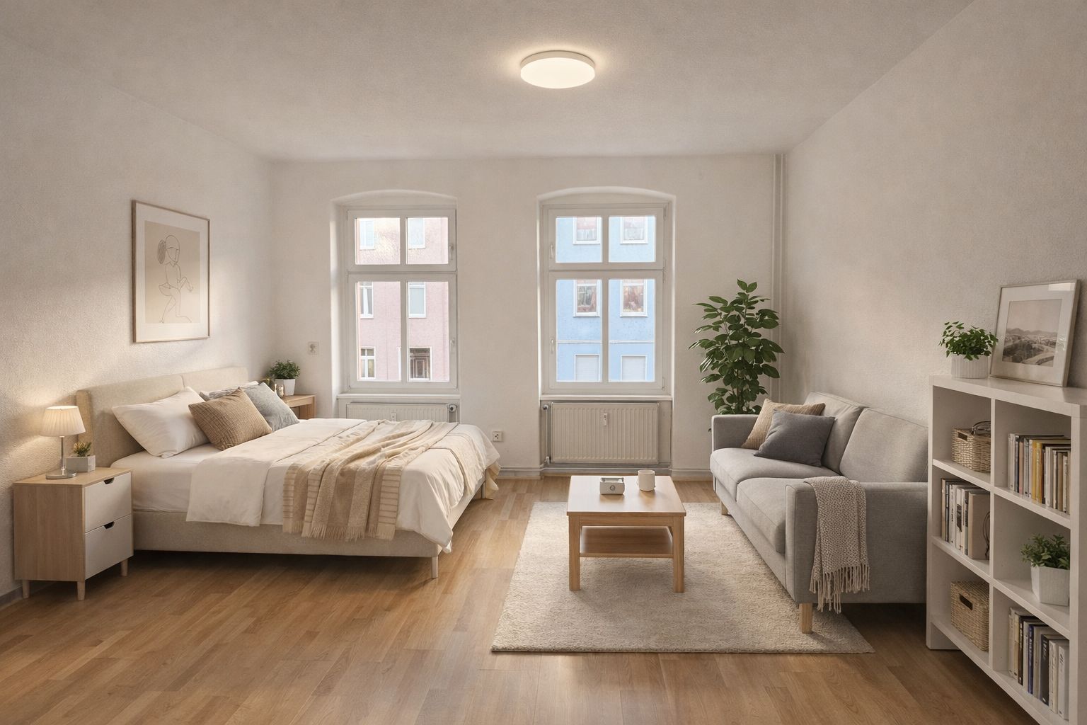 First Occupancy After Renovation – High-Quality Furnished 1.5-Room Apartment In Quiet Location - 3