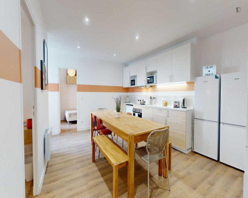 Very nice single bedroom in the Hôpital-Saint-Louis area