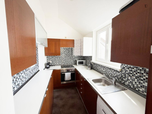 Pleasant double bedroom in Hernals
